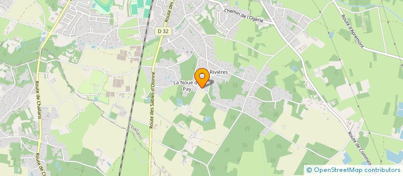 localisation de l'entreprise SCI DE L ABBATIALE à CHALLANS