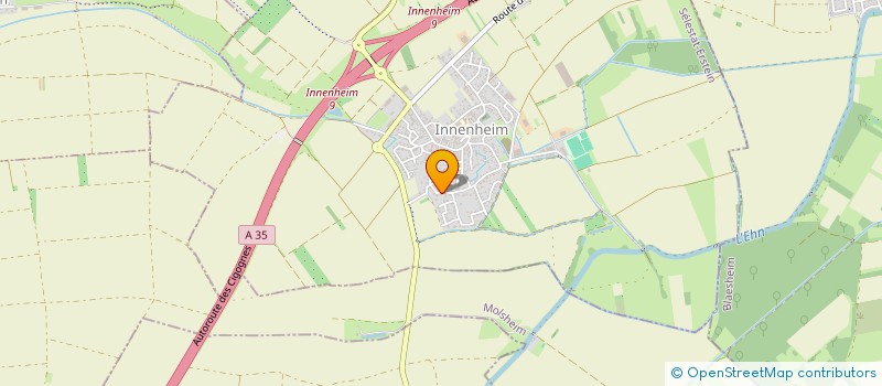 localisation de l'entreprise SCI DE L'ABBATIALE  INNENHEIM