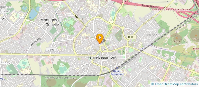 localisation de l'entreprise SCI DE L ABBAYE à HENIN-BEAUMONT