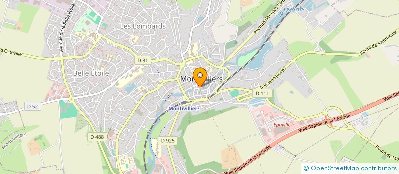 localisation de l'entreprise SCI DE L'ABBAYE  MONTIVILLIERS