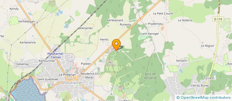 localisation de l'entreprise SCI DE L ABBAYE  PLOUHARNEL