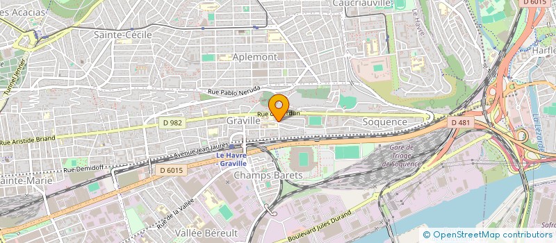 localisation de l'entreprise SCI DE L'ABBAYE à LE HAVRE