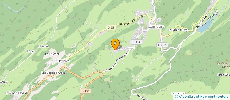 localisation de l'entreprise SCI DE L'ABBAYE  LAMOURA