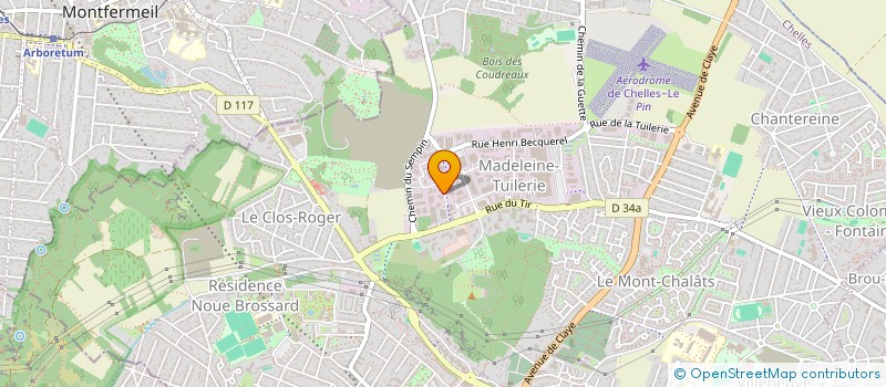 localisation de l'entreprise SCI DE L ABBAYE  CHELLES