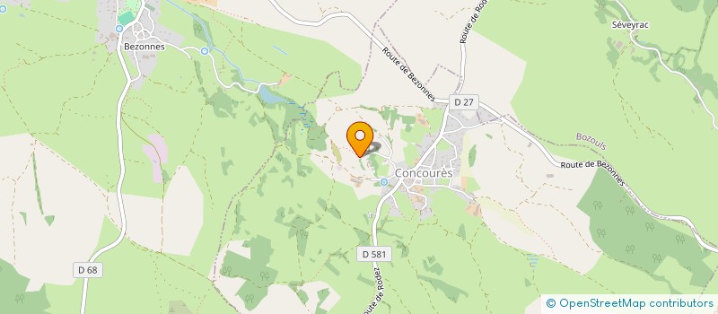 localisation de l'entreprise SCI DE L ABBAYE  SEBAZAC-CONCOURES