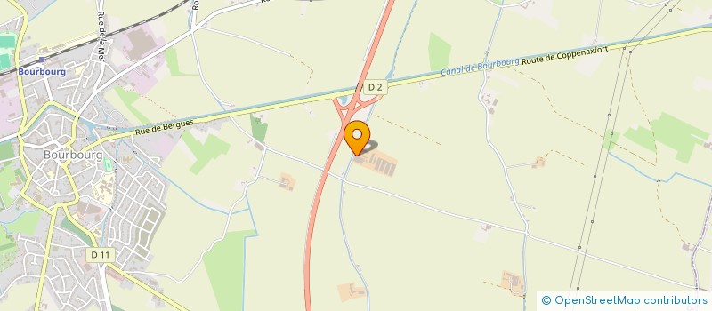 localisation de l'entreprise SCI DE L ABBAYE  BOURBOURG