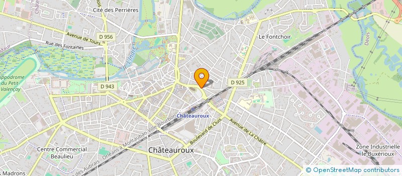 localisation de l'entreprise SCI DE L ABBAYE à CHATEAUROUX