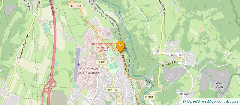 localisation de l'entreprise SCI DE L ABBAYE à VALSERHONE