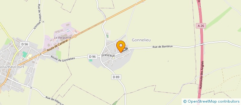 localisation de l'entreprise SCI DE L ABBAYE  GONNELIEU