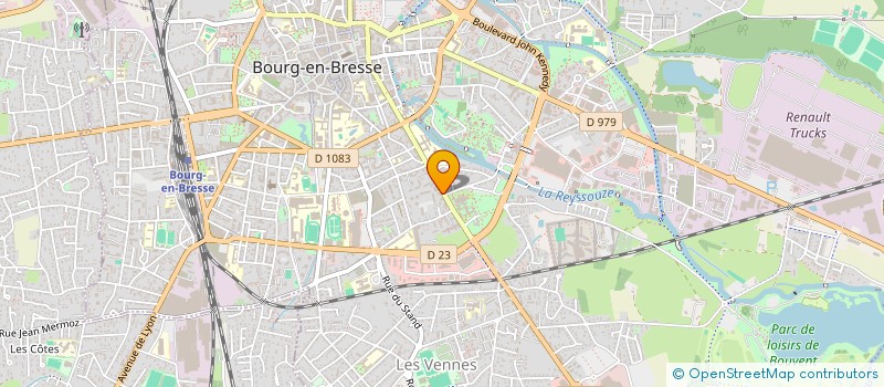localisation de l'entreprise SCI DE L'ABBAYE à BOURG-EN-BRESSE