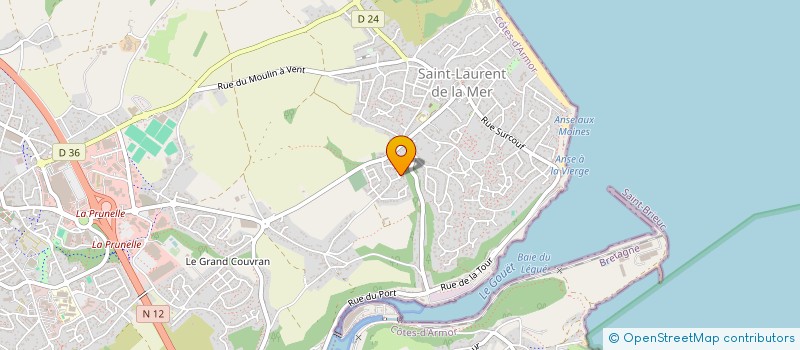 localisation de l'entreprise SCI DE L'ABBAYE  PLERIN