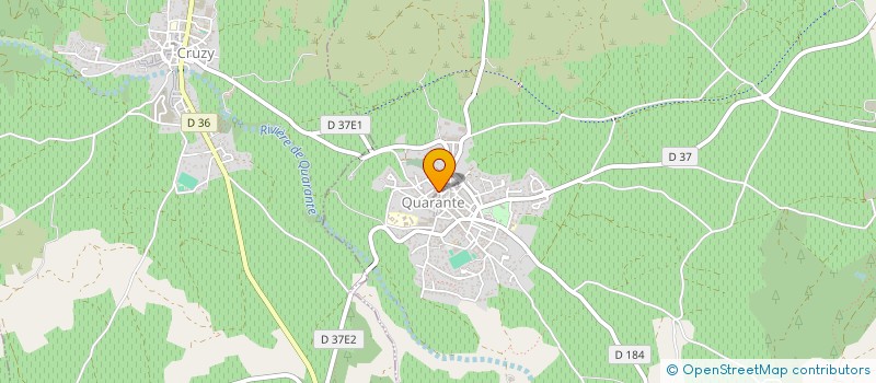 localisation de l'entreprise SCI DE L'ABBAYE  QUARANTE