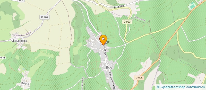 localisation de l'entreprise SCI DE L'ABBAYE  BUE