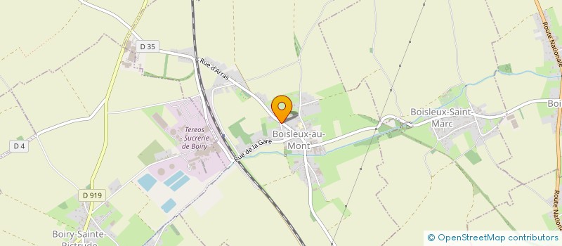 localisation de l'entreprise SCI DE L'ABBAYE  BOIRY-SAINTE-RICTRUDE