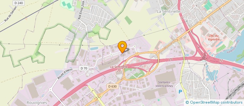 localisation de l'entreprise SCI DE L' ABBAYE  LA SENTINELLE