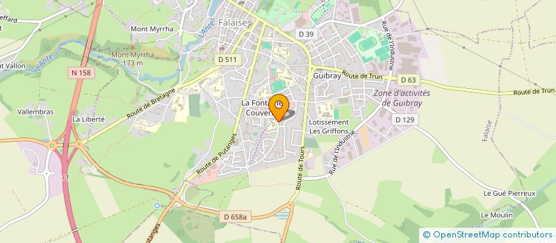 localisation de l'entreprise SCI DE L'ABBAYE  VIGNATS