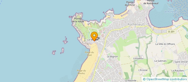 localisation de l'entreprise SCI DE L'ABBAYE  SAINT-MALO