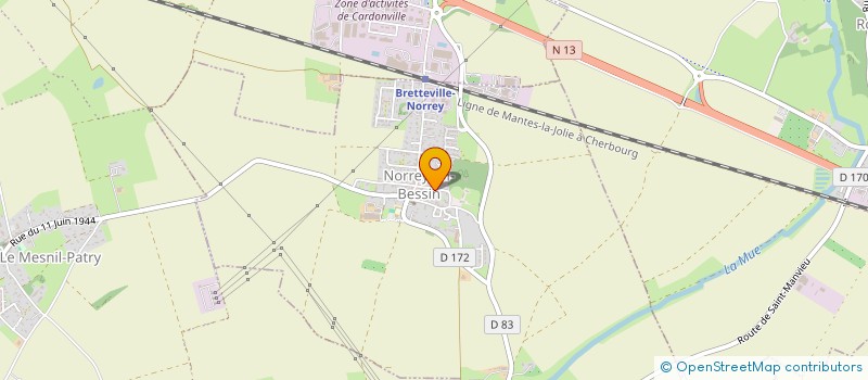 localisation de l'entreprise SCI DE L'ABBAYE  ROTS