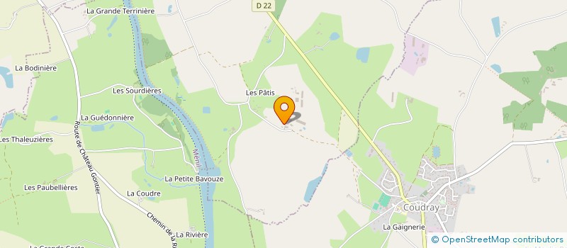 localisation de l'entreprise SCI DE L'ABBAYE  CHATEAU-GONTIER-SUR-MAYENNE