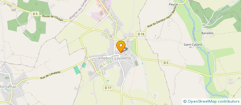 localisation de l'entreprise SCI DE L'ABBAYE  RONSENAC