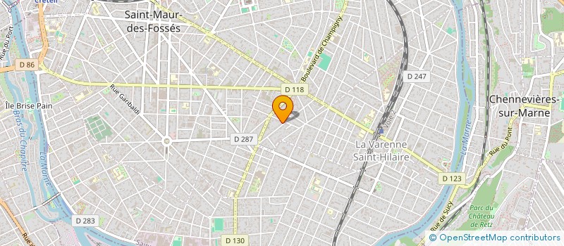 localisation de l'entreprise SCI DE L'ABBAYE à SAINT-MAUR-DES-FOSSES