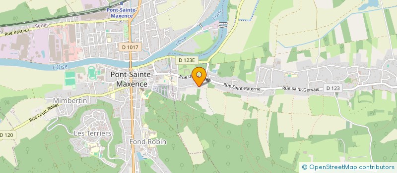 localisation de l'entreprise SCI DE L'ABBAYE  PONTPOINT