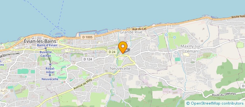 localisation de l'entreprise SCI DE L'ABBAYE - AL RASHEED  NEUVECELLE