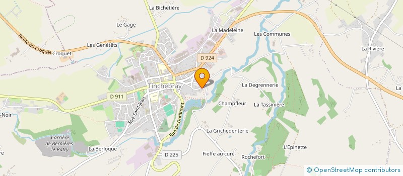 localisation de l'entreprise SCI DE L ABBAYE DE CERISI à TINCHEBRAY-BOCAGE
