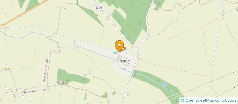 localisation de l'entreprise SCI DE L ABBAYE DE PREUILLY  EGLIGNY