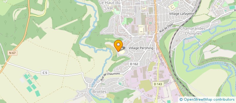 localisation de l'entreprise SCI DE L ABBAYE FONTENAY à CHAUMONT