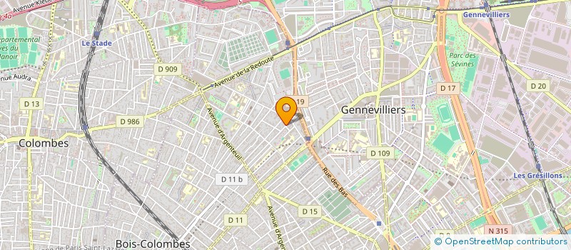 localisation de l'entreprise SCI DE L' ABBE à ASNIERES-SUR-SEINE