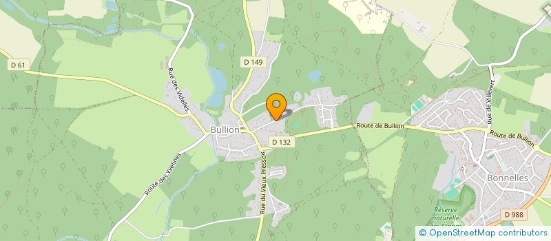 localisation de l'entreprise SCI DE L'ABBE  BULLION