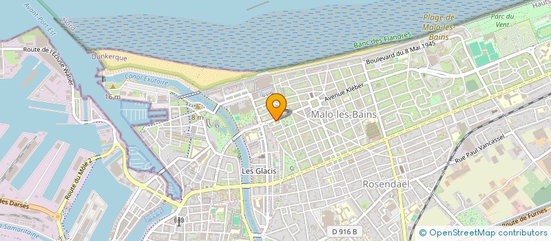 localisation de l'entreprise SCI DE L ABBE BONPAIN à DUNKERQUE