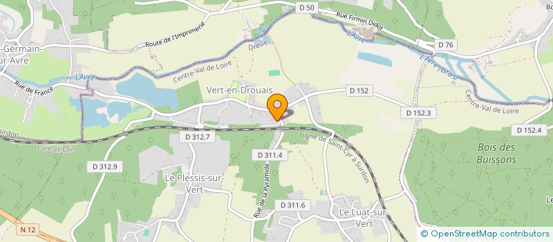 localisation de l'entreprise SCI DE L ABBE DROUAIS à VERT-EN-DROUAIS