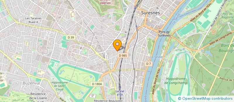 localisation de l'entreprise SCI DE L ABBE LEBOUTEILLER à SURESNES