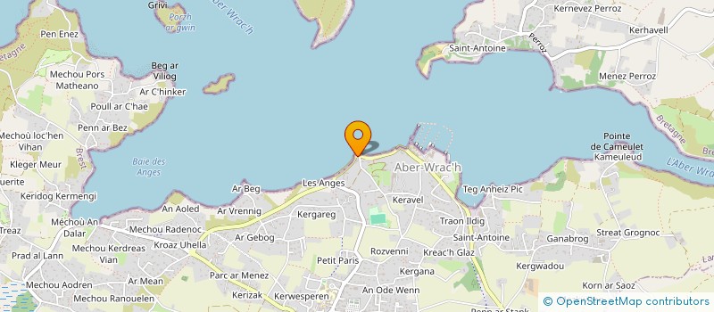 localisation de l'entreprise SCI DE L'ABER WRAC'H  LANDEDA