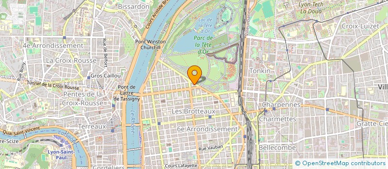 localisation de l'entreprise SCI DE L'ABONDANCE  LYON