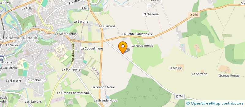 localisation de l'entreprise SCI DE L'ABREUVOIR  SAUNAY