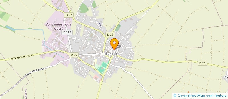 localisation de l'entreprise SCI DE L'ABREUVOIR  PUISEAUX