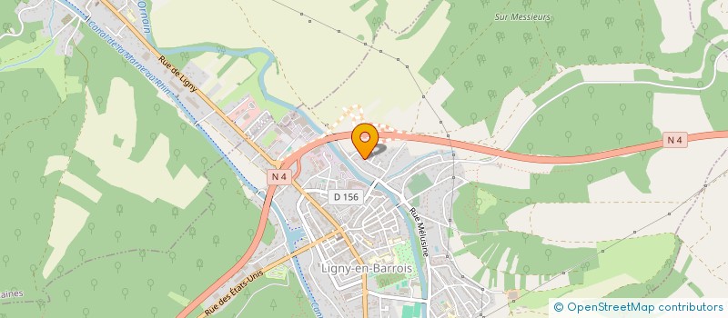 localisation de l'entreprise SCI DE L'ABREUVOIR à LIGNY-EN-BARROIS