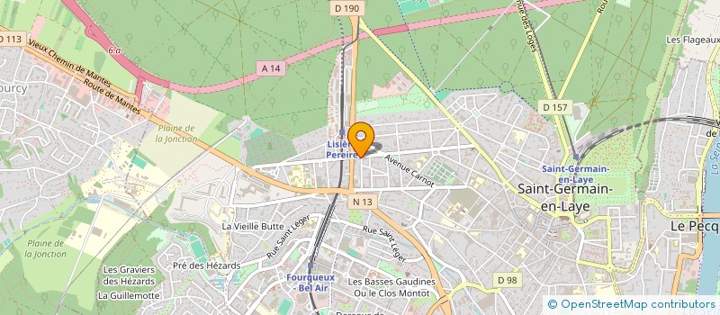 localisation de l'entreprise SCI DE L'ABREUVOIR  SAINT-GERMAIN-EN-LAYE