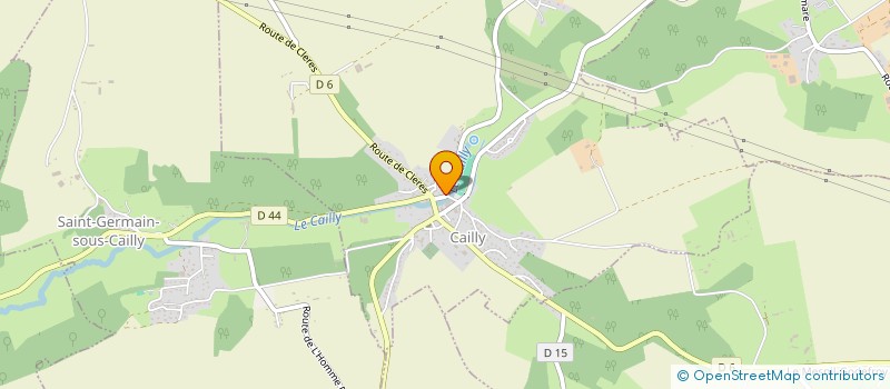 localisation de l'entreprise SCI DE L'ABREUVOIR  CAILLY