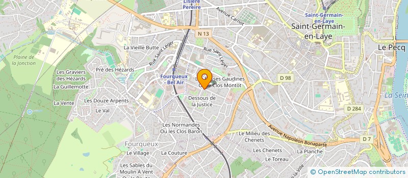 localisation de l'entreprise SCI DE L'ABRI COTIER  SAINT-GERMAIN-EN-LAYE