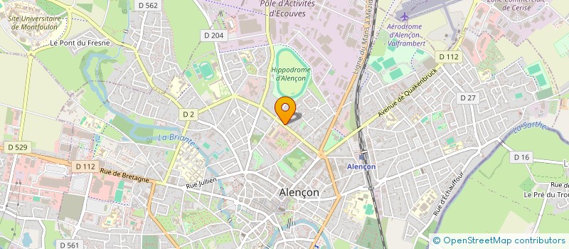 localisation de l'entreprise SCI DE L'ACACIA à ALENCON