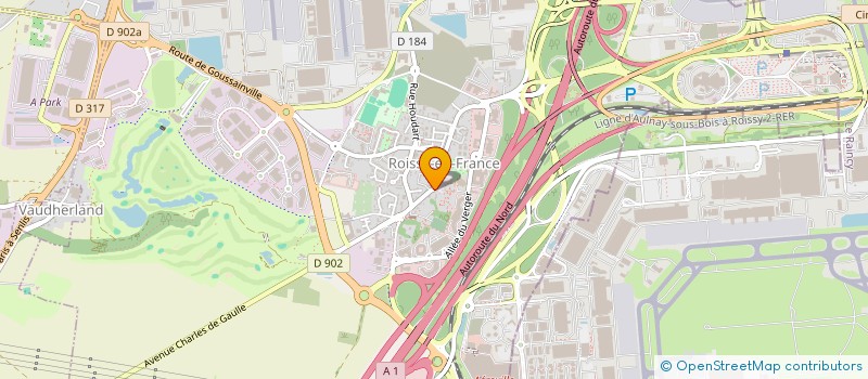 localisation de l'entreprise SCI DE L'ACACIA  ROISSY-EN-FRANCE