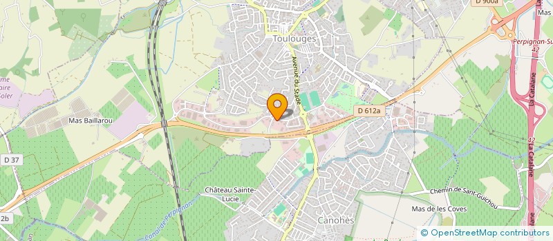 localisation de l'entreprise SCI DE L'ACADEMIE  TOULOUGES