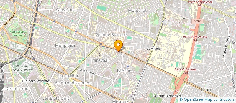 localisation de l'entreprise SCI DE L'ACADEMIE  LYON