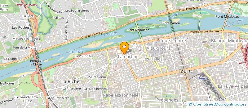 localisation de l'entreprise SCI DE L ACANTHE  TOURS