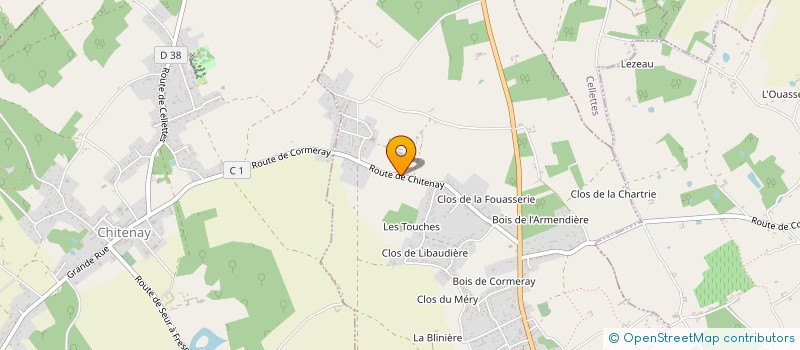 localisation de l'entreprise SCI DE L ACHET  CORMERAY