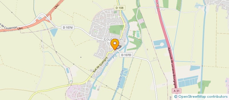 localisation de l'entreprise SCI DE L'ACQUEDUC DARCY  COUTERNON